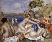 Pierre Renoir Three Bathers with a Crab oil painting picture wholesale